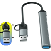Концентратор Dynamode 5-in-1 USB Type-C/Type-A to 1хUSB3.0, 2xUSB 2.0, card-reader SD/MicroSD (DM-UH-514) изображение 6