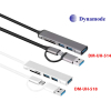 Концентратор Dynamode 5-in-1 USB Type-C/Type-A to 1хUSB3.0, 2xUSB 2.0, card-reader SD/MicroSD (DM-UH-514) зображення 7
