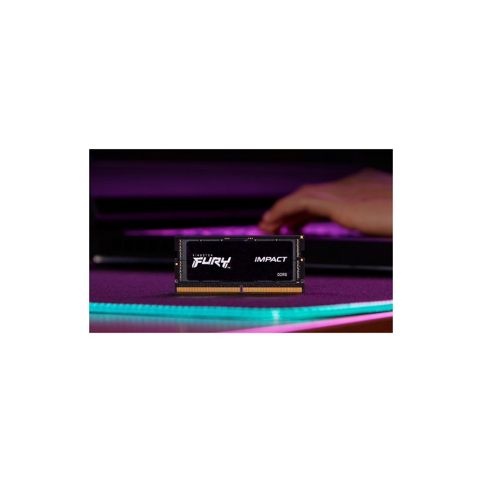Модуль памяти для ноутбука SoDIMM DDR5 16GB 5600 MHz Impact Kingston Fury (ex.HyperX) (KF556S40IB-16) изображение 7