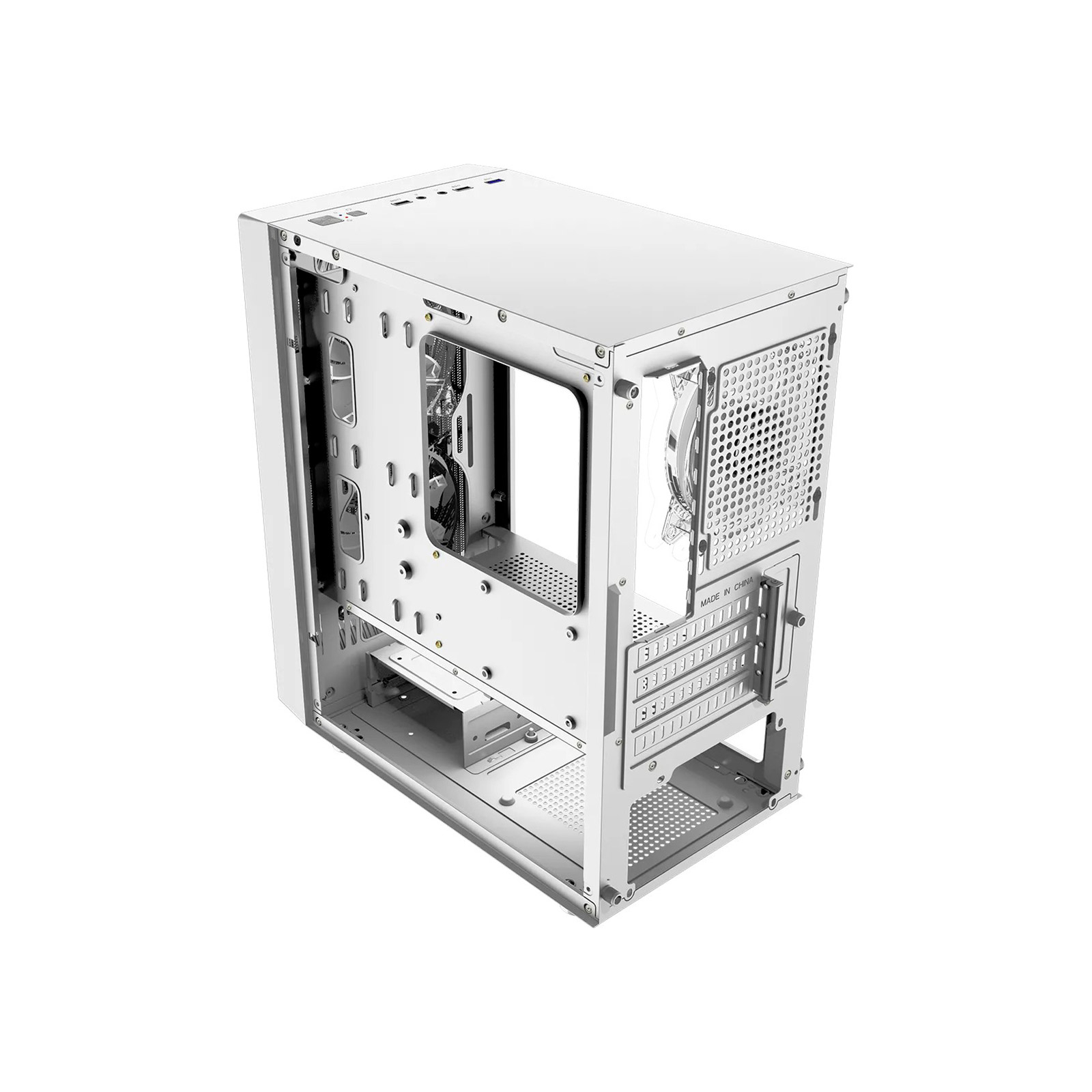 Корпус Logic concept ARAMIS MESH+GLASS ARGB fans 3x120mm WHITE (AM-ARAMIS-20-0000000-0002) зображення 8