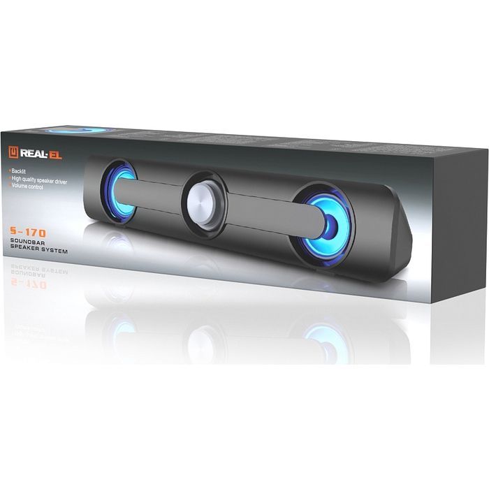 Акустическая система REAL-EL S-170 6Вт Black (EL121100013) изображение 9