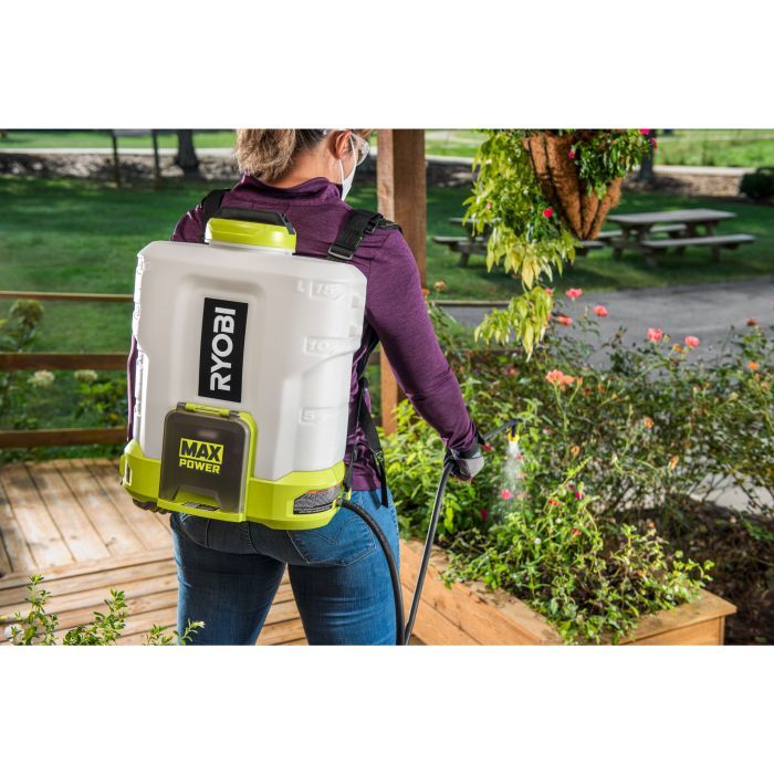 Обприскувач Ryobi RY36BPSA-0, ранцевий, MAX POWER 36В, 15л (Без АКБ та ЗП) (5133005775) зображення 4