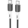 Дата кабель USB-C to USB-C 1.0m BX79 3A Black BOROFONE (BX79CCB)