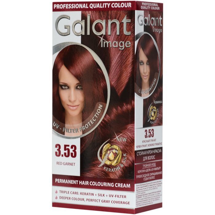 Фарба для волосся Galant Image 3.53 - Червоний гранат (3800049200815)