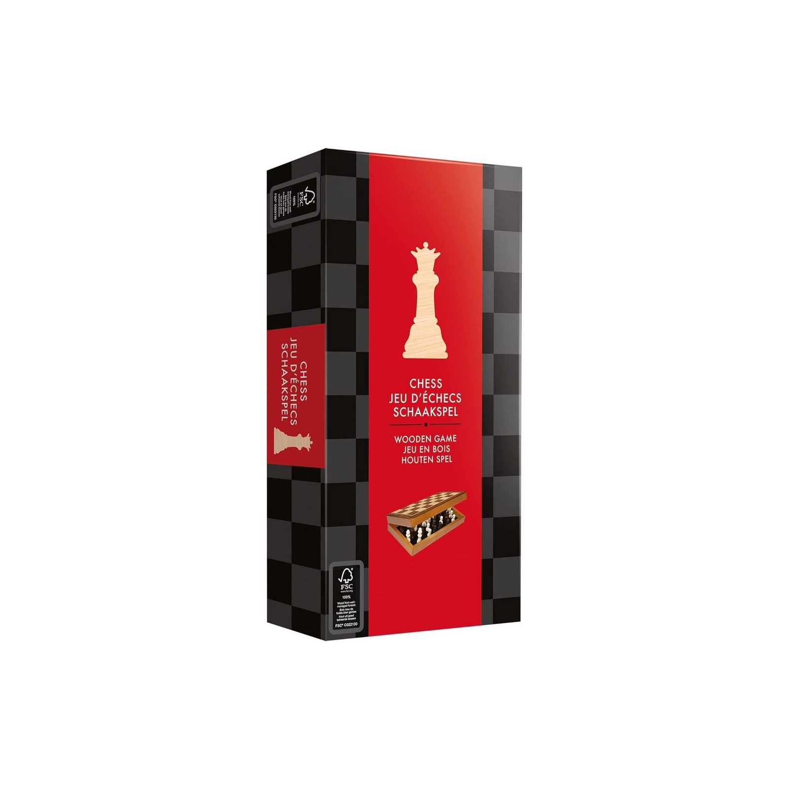 Настільна гра Asmodee Шахи дерев'яні у складаній скриньці (MIXJTB01ML)