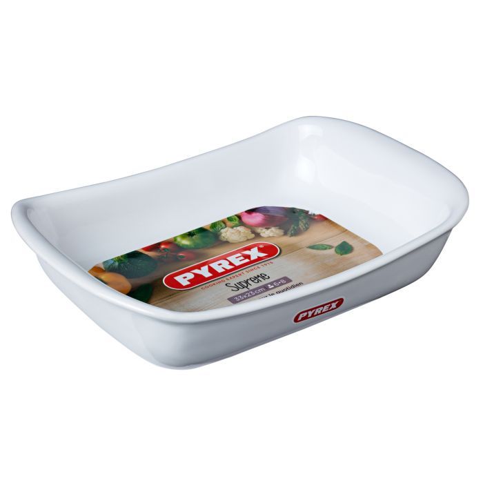 Форма для выпечки Pyrex Supreme white прямокутна 22 х 15 см (SU22RR1/7648) изображение 2