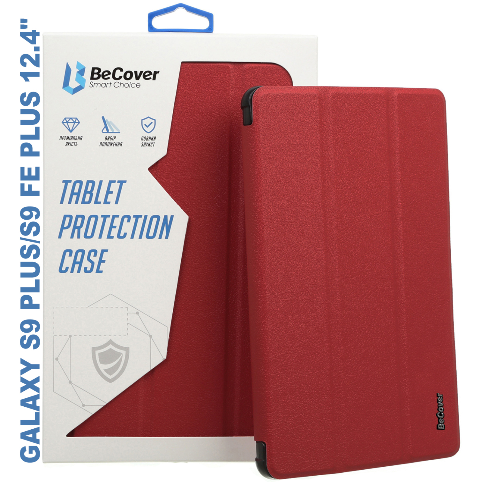 Чехол для планшета BeCover Smart Case Samsung Tab S9 Plus (SM-X810/SM-X816)/S9 FE Plus (SM-X610/SM-X616) 12.4" Dont Touch (710376)