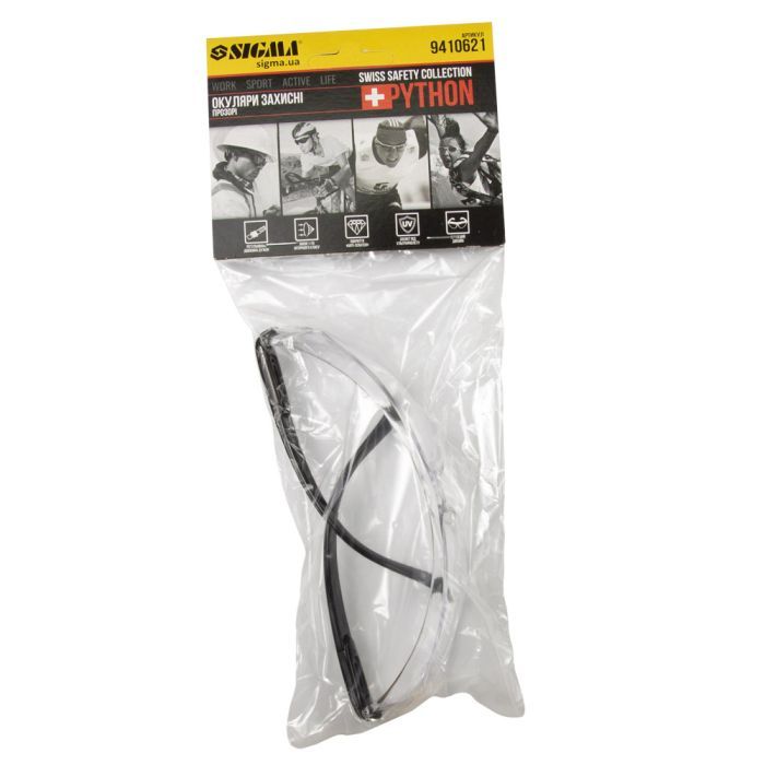 Защитные очки Sigma Python anti-scratch, прозрачные (9410621) изображение 7