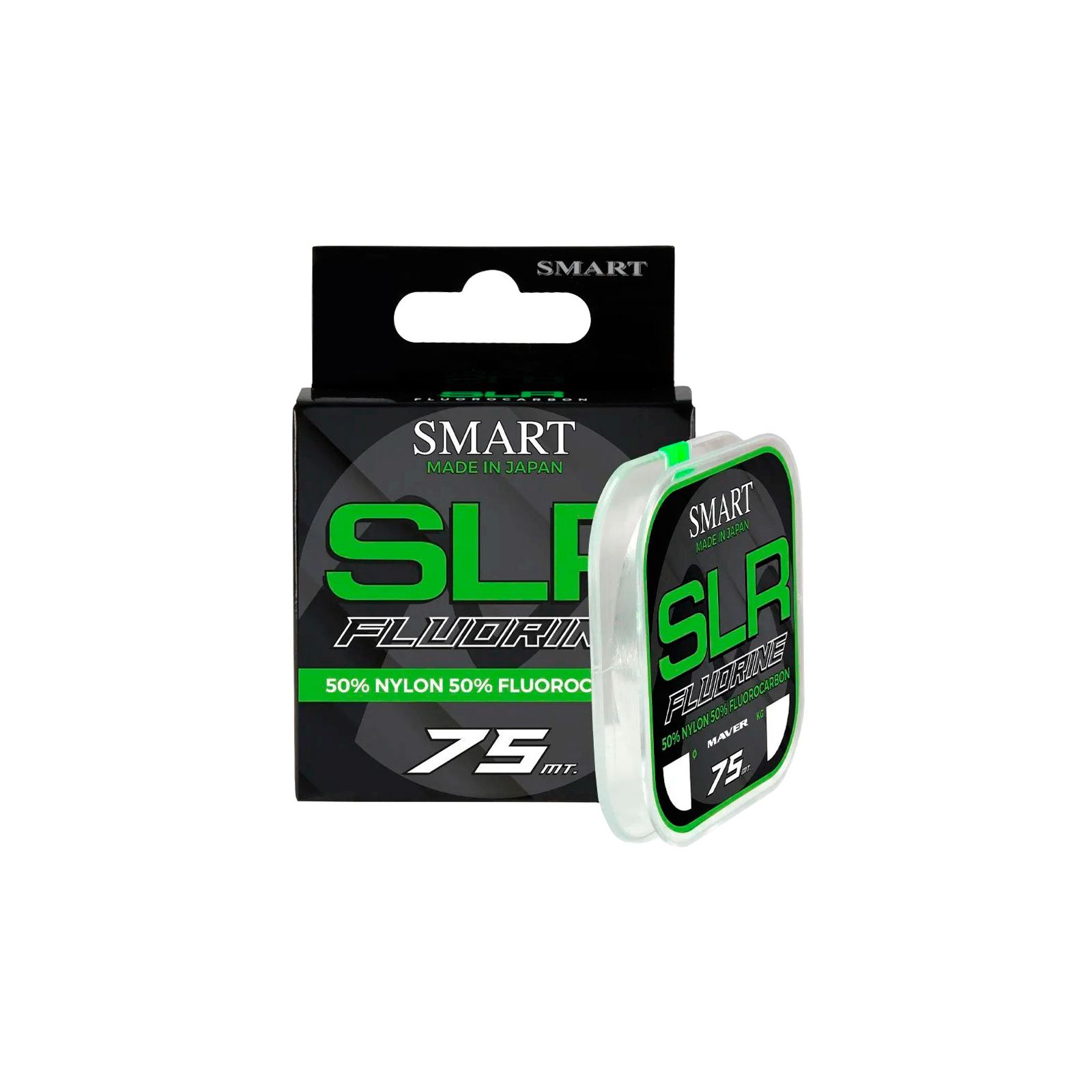 Леска Smart SLR Fluorine 75m 0.119mm 2.2kg (1300.36.39)