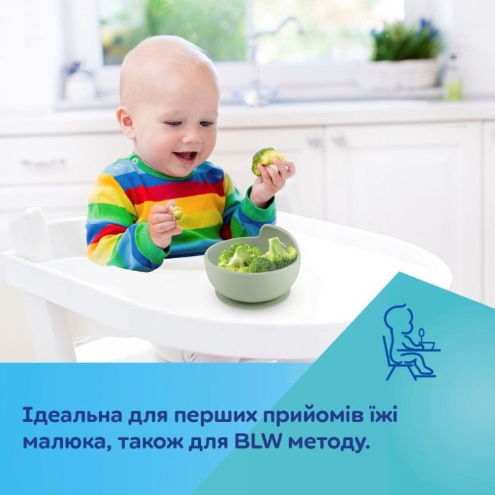 Тарілка дитяча Canpol babies силіконова на присосці - бірюзова (51/400_tur) зображення 6
