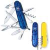 Нож Victorinox Huntsman Ukraine 91 мм Синьо-прозорий/Жовтий (1.3713.T2.8)