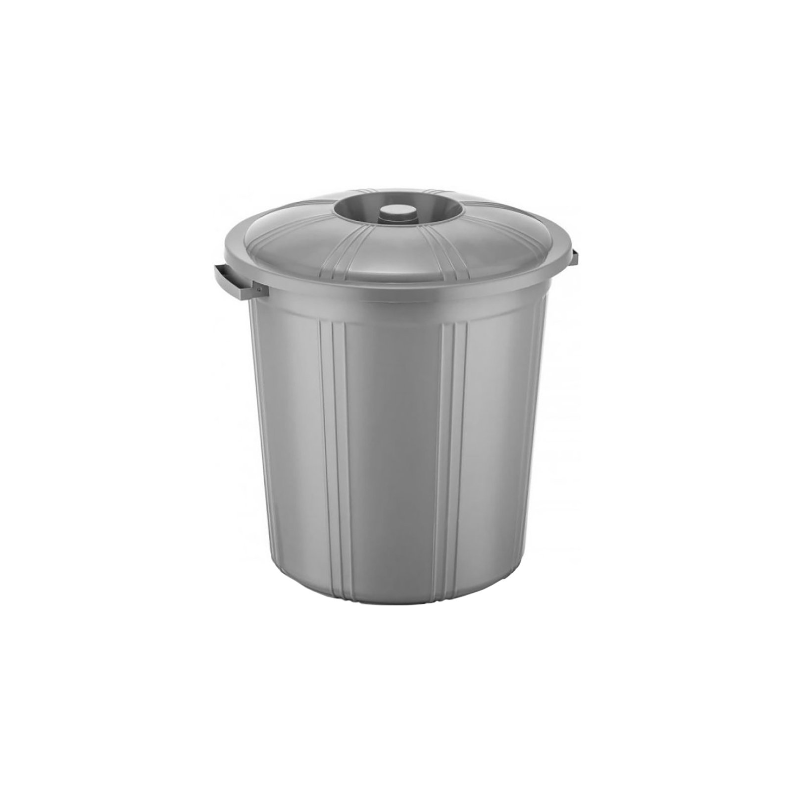Контейнер для мусора Горизонт 41 x 38 см Металлик 30 л (гор-02041/металік)
