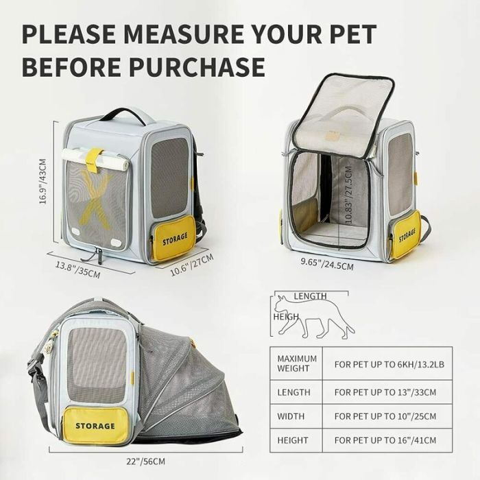 Переноска для тварин Petkit Breezy Zone (Blue) (P7703) зображення 3