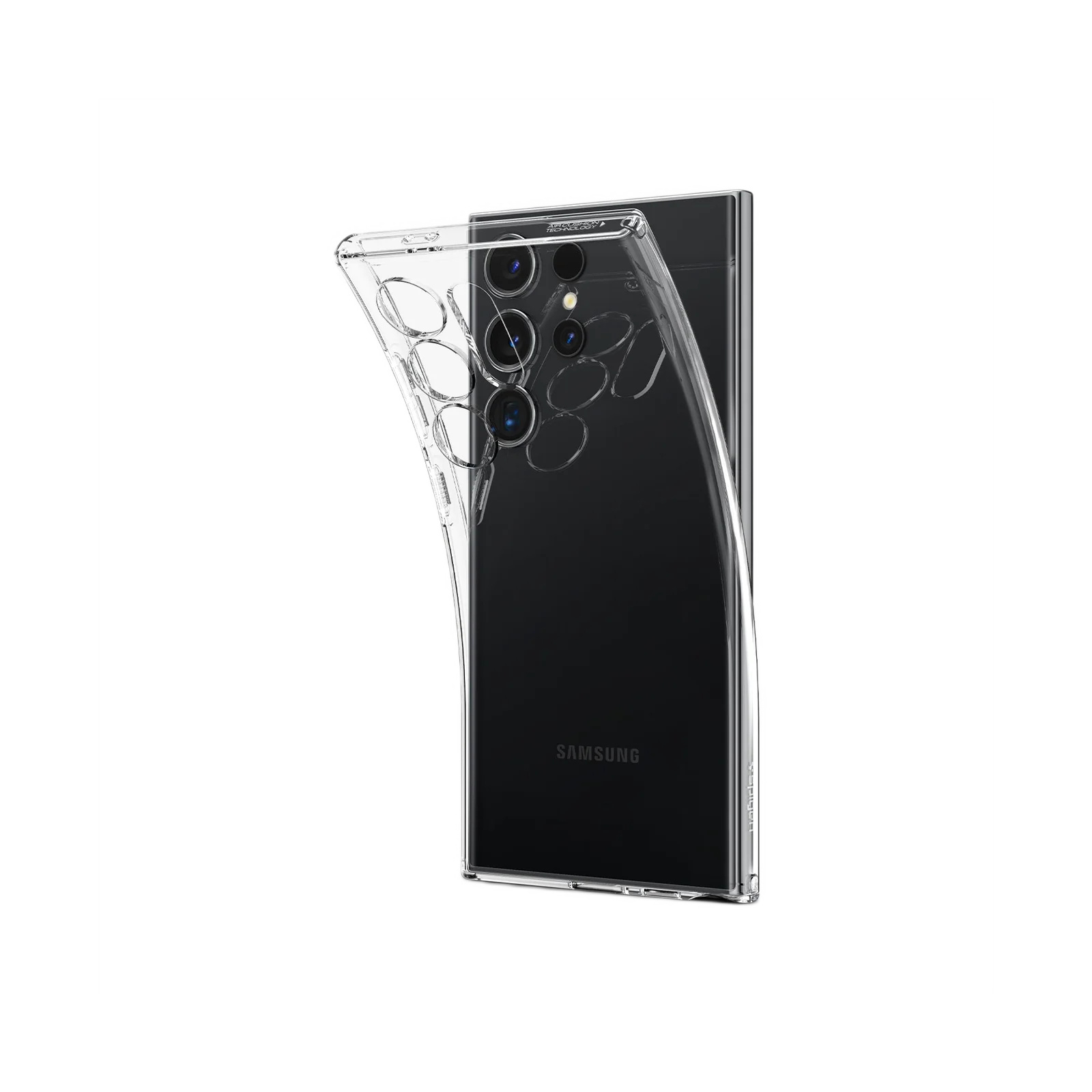 Чохол до мобільного телефона Spigen Samsung Galaxy S24 Ultra Crystal Flex Crystal Clear (ACS07192) зображення 7