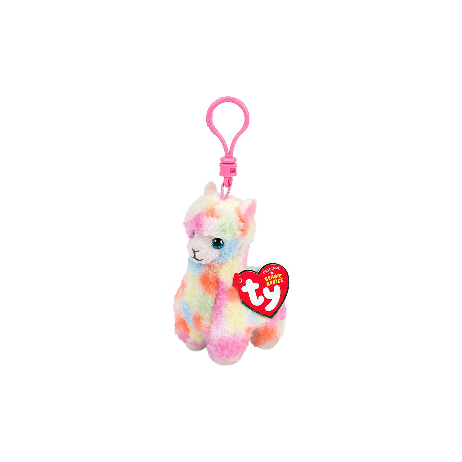 М'яка іграшка Ty Beanie Babies Різнобарвна лама Lola 12см (36601)