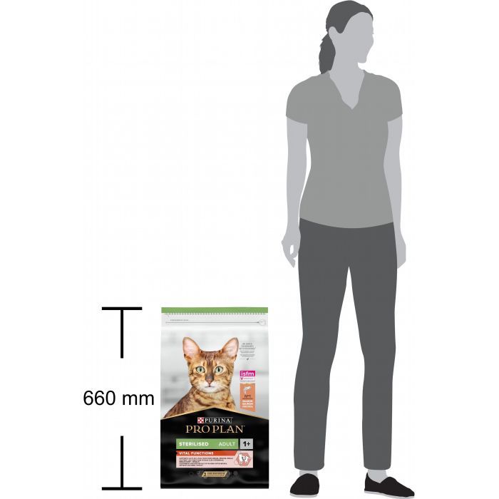 Сухой корм для кошек Purina Pro Plan Sterilised с лососем 10 кг (7613036517164) изображение 4