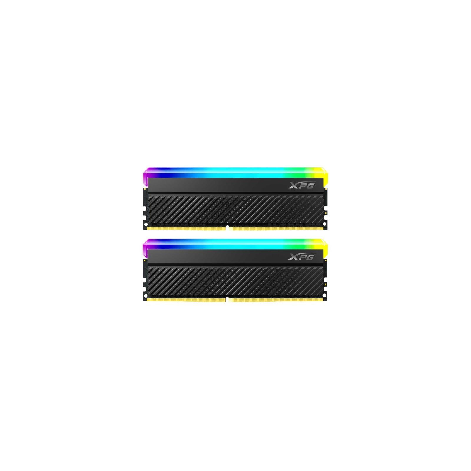 Модуль памяти для компьютера DDR4 64GB (2x32GB) 3600 MHz XPG Spectrix D45G RGB Black ADATA (AX4U360032G18I-DCBKD45G)