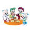 Игровой набор Hape деревянный Семья белых мишек (E3529)