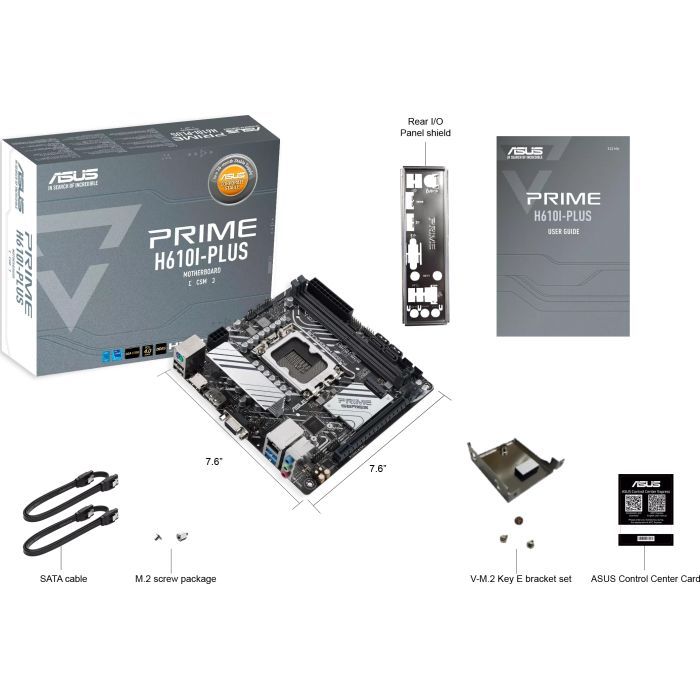 Материнская плата ASUS PRIME H610I-PLUS-CSM изображение 6