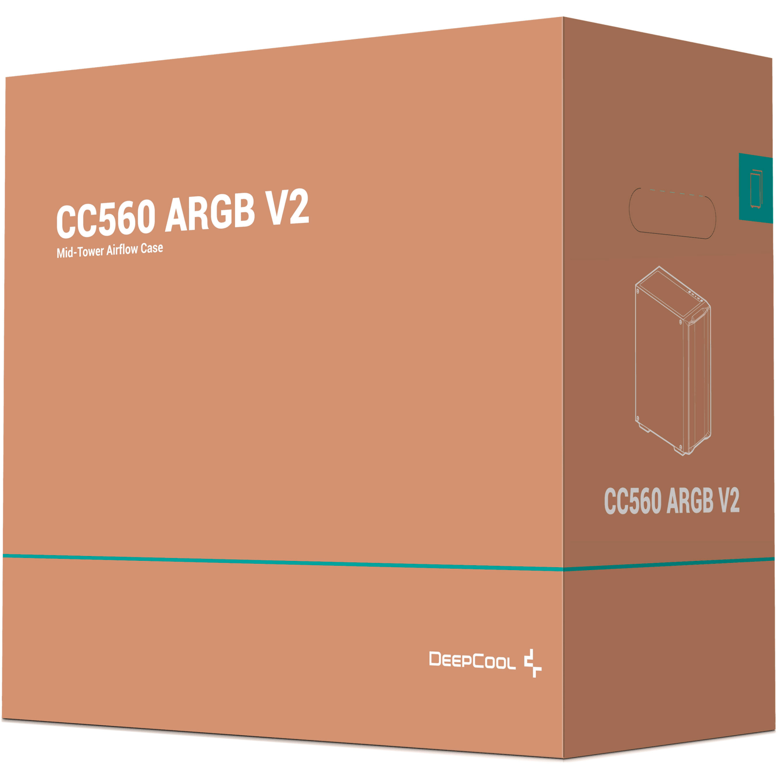 Корпус Deepcool CC560 ARGB V2 (R-CC560-BKTAA4-G-2) изображение 12