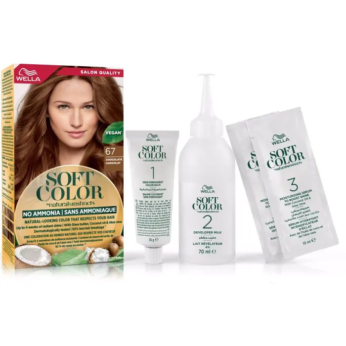 Фарба для волосся Wella Soft Color Безаміачна 70 - Натуральний блонд (3614228865784) зображення 5