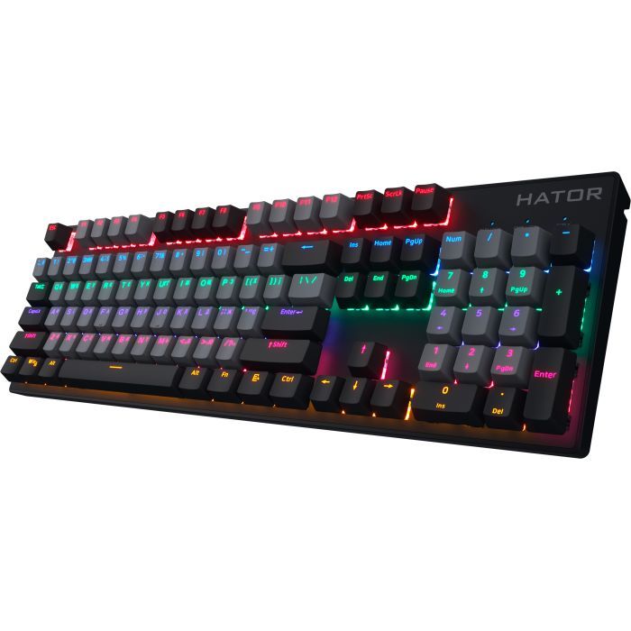 Клавиатура Hator Starfall Rainbow Origin Red USB Grey/Black (HTK-608-BGB) изображение 3