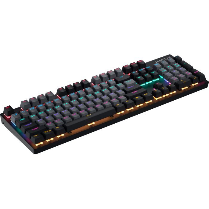 Клавиатура Hator Starfall Rainbow Origin Red USB Grey/Black (HTK-608-BGB) изображение 4