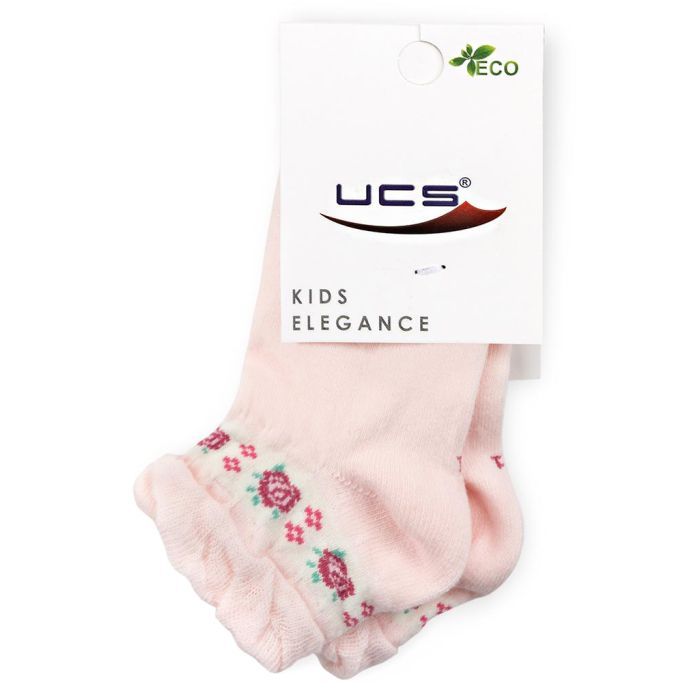 Носки детские UCS Socks с цветочками (M0C0101-1186-7G-white) изображение 3