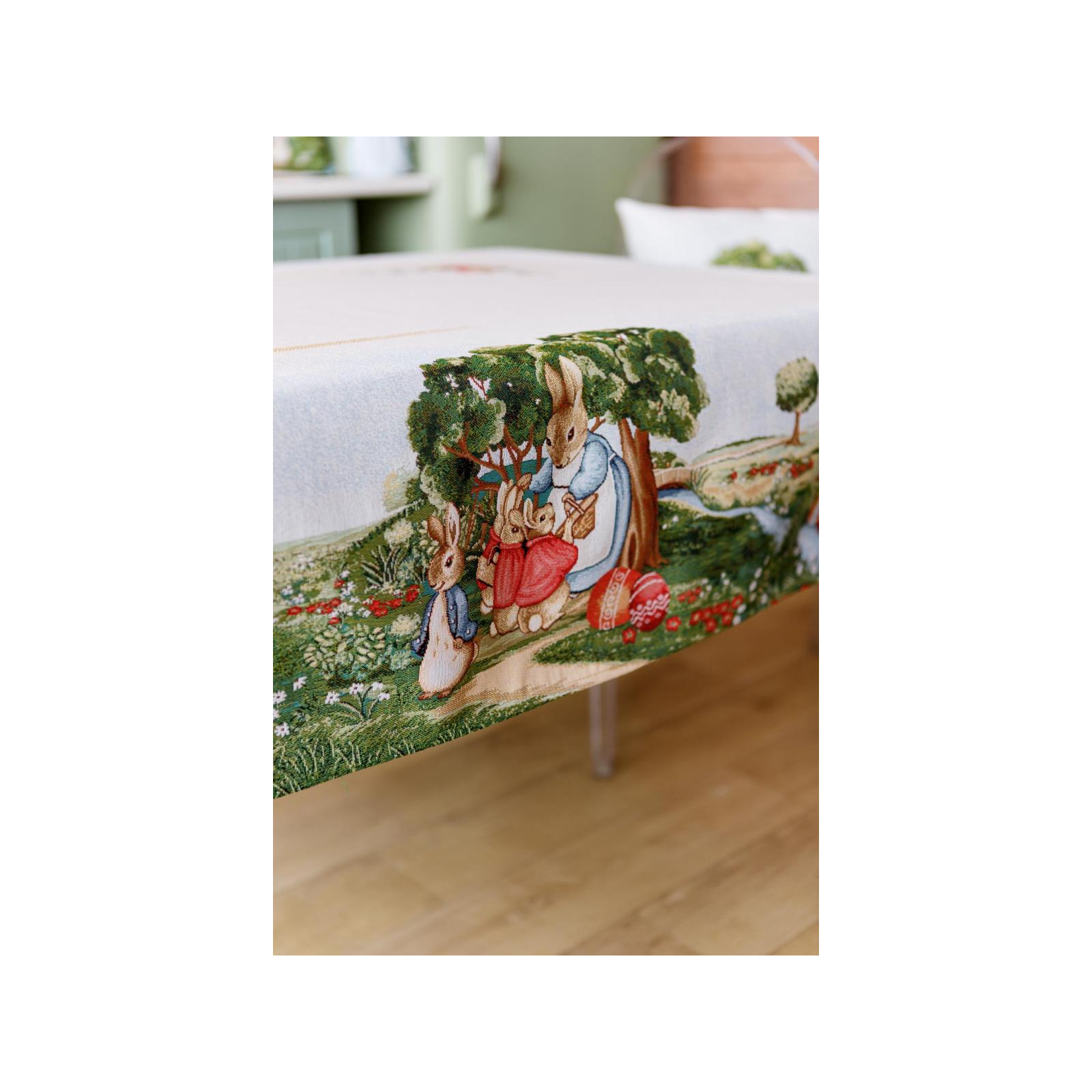 Скатерть Прованс гобеленовая Поляна 135х350 см (034133) изображение 5