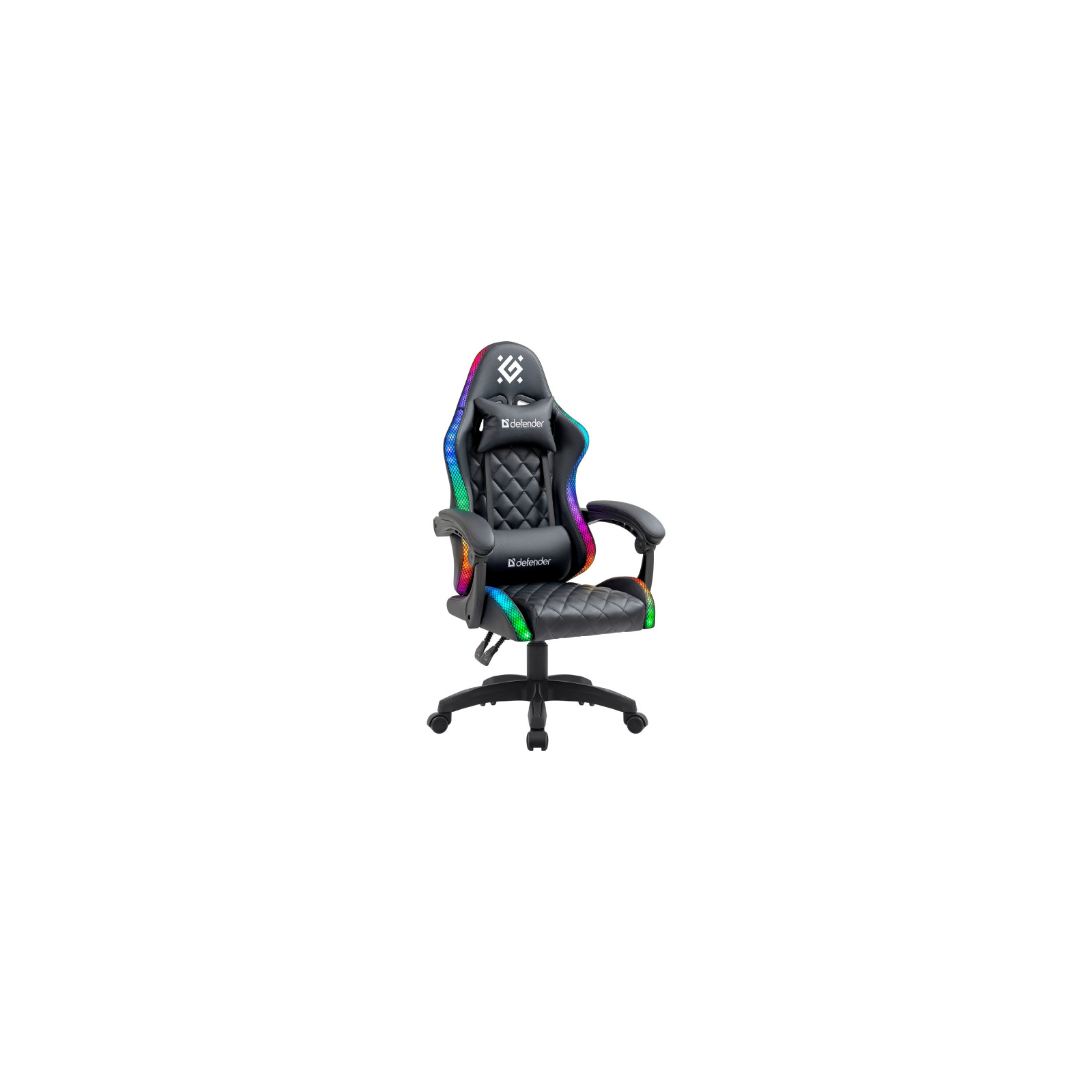 Кресло игровое Defender Energy RGB Black (64559)