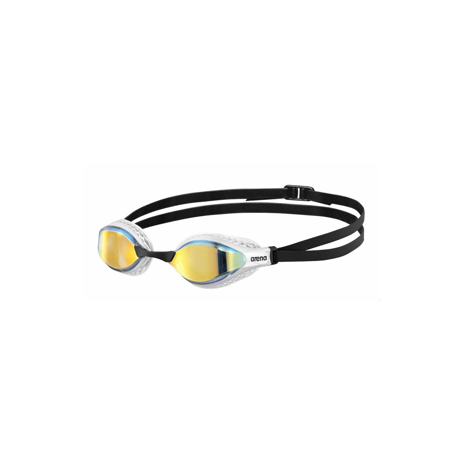 Окуляри для плавання Arena Air-Speed Mirror 003151-202 жовтий, мідно-білий OSFM (3468336362778)