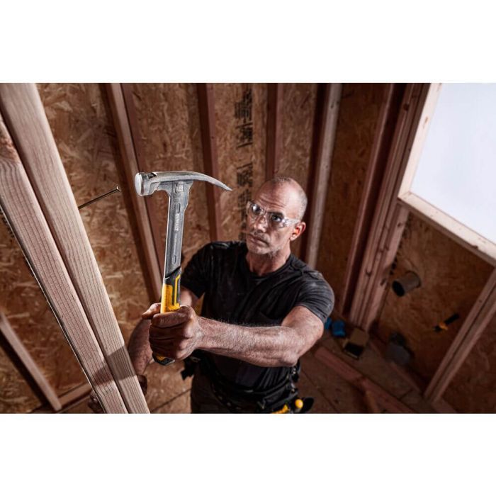 Молоток DeWALT RIP-CLAW, суцільнометалевий, 340 г, з прямим цвяхом. (DWHT51135-0) зображення 4