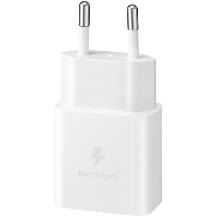 Зарядний пристрій Samsung USB-С 15W White + Cable USB-C 1m (EP-T1510XWEGEU) зображення 2