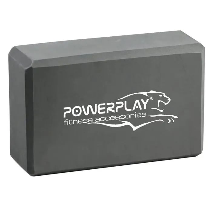 Блок для йоги PowerPlay Yoga Brick EVA 2 шт Сірі (PP_4006_Grey_2in) изображение 2