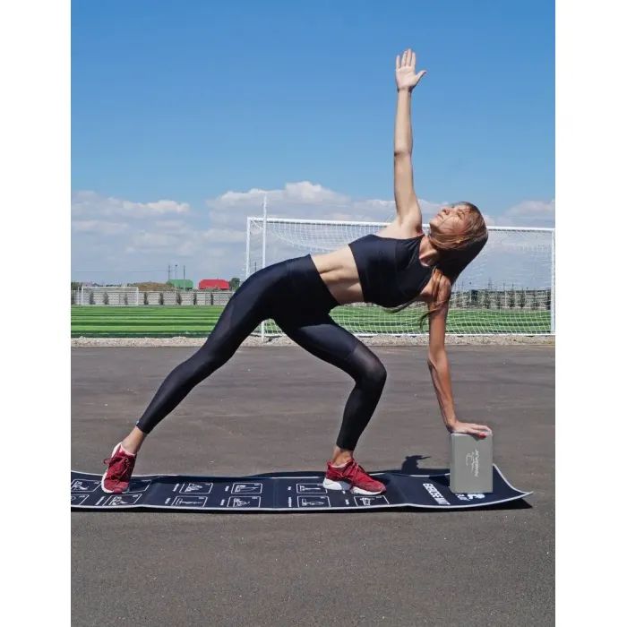 Блок для йоги PowerPlay Yoga Brick EVA 2 шт Сірі (PP_4006_Grey_2in) изображение 5