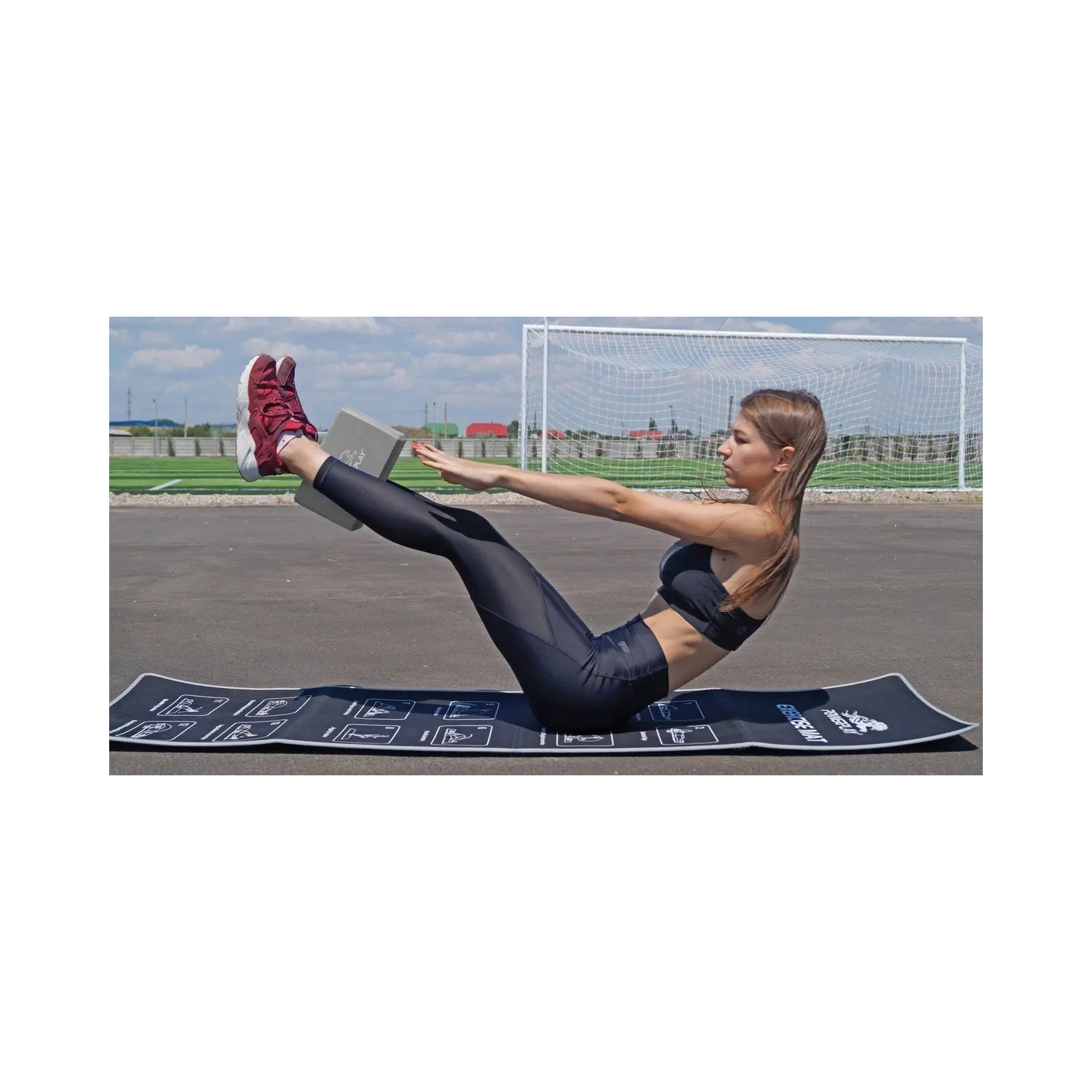 Блок для йоги PowerPlay Yoga Brick EVA 2 шт Сірі (PP_4006_Grey_2in) изображение 8