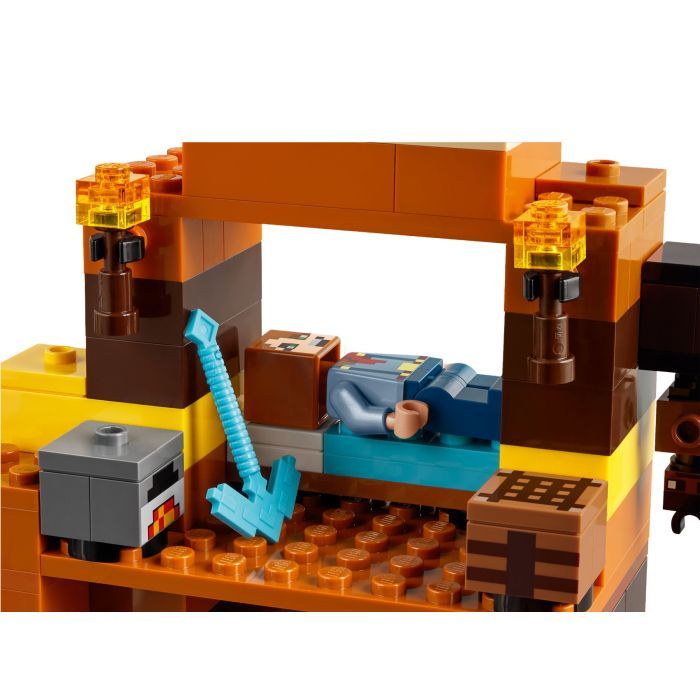 Конструктор LEGO Minecraft Заброшенная шахта в бесплодных землях (21263) изображение 6