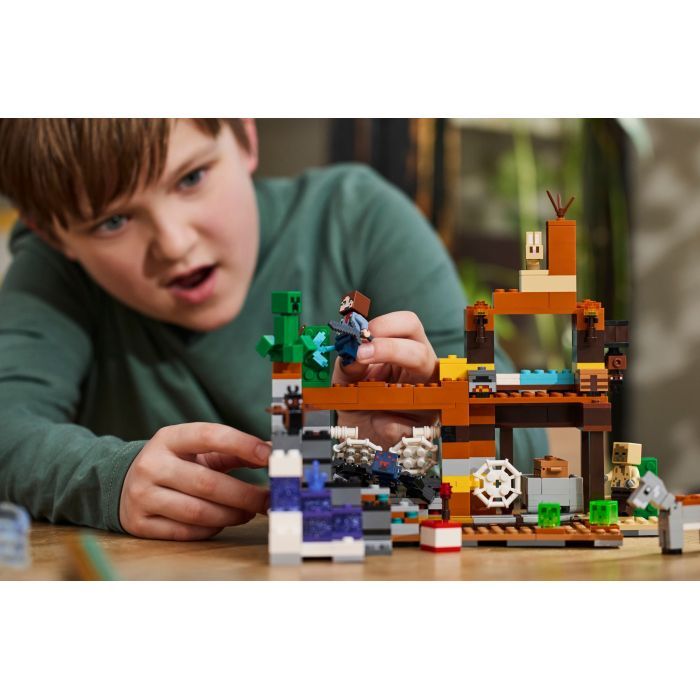 Конструктор LEGO Minecraft Заброшенная шахта в бесплодных землях (21263) изображение 9