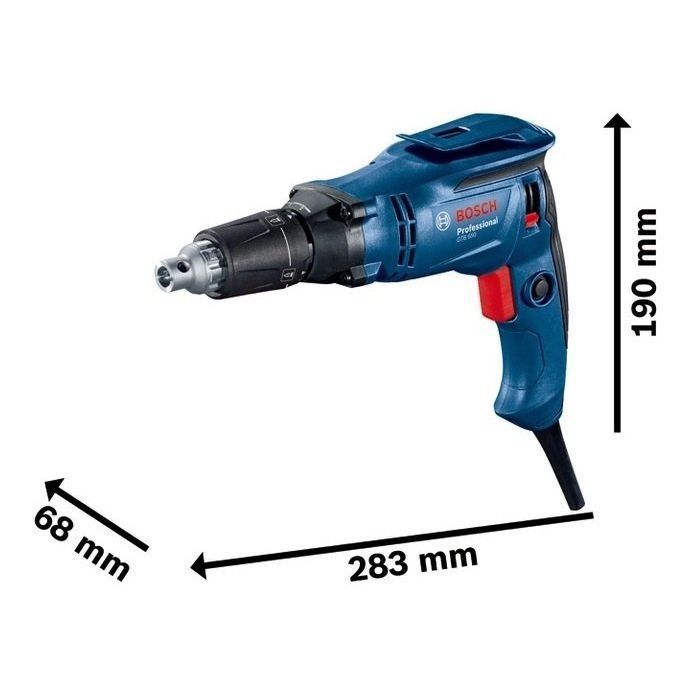 Шуруповерт Bosch GTB 650 650Вт, 12Нм, 5000об/хв, 1.4кг, кейс (0.601.4A2.000) зображення 2