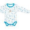 Боди детское Breeze з довгим рукавом (1027-92-creamblue)