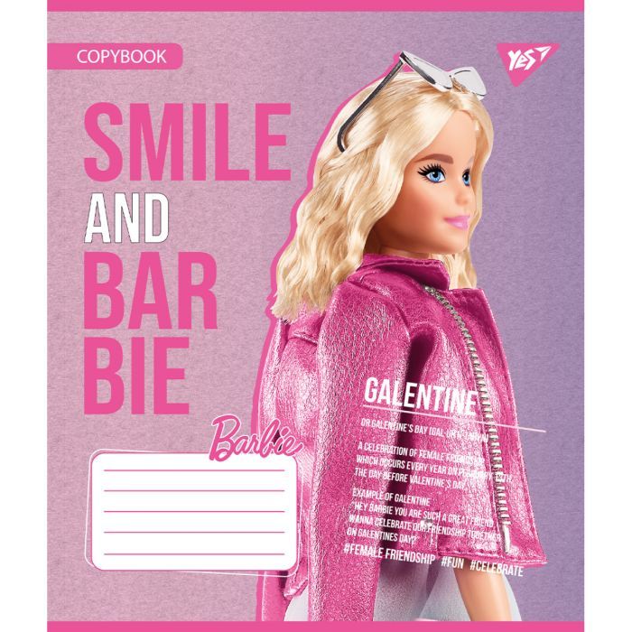 Тетрадь Yes Barbie 12 листов линия (767224) изображение 6