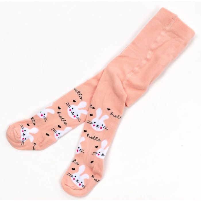 Колготки дитячі Bross із зайчиком (17573-0-6G-peach) зображення 2