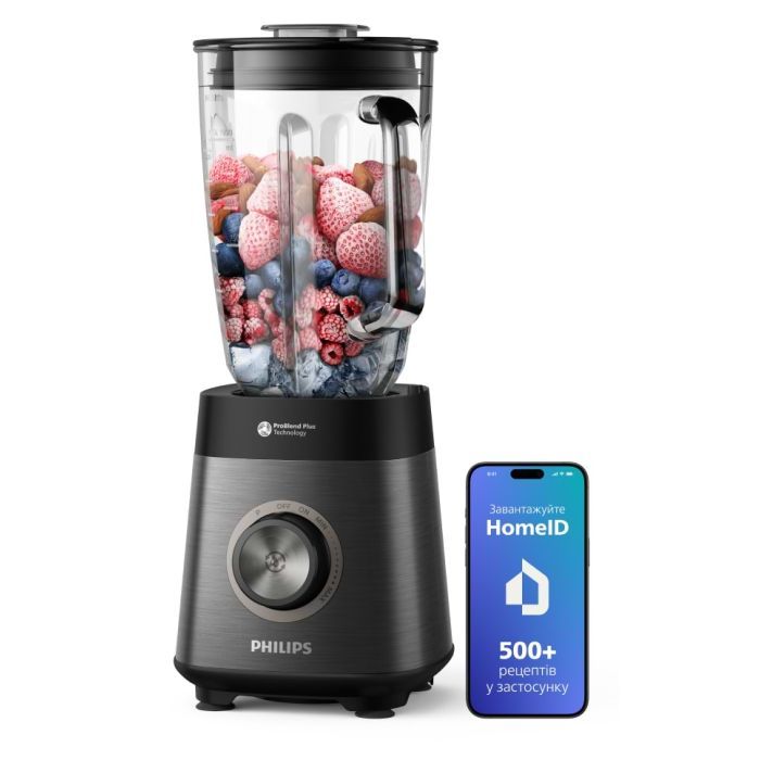 Блендер Philips стаціонарний Series 5000, 1200Вт, чаша-2000мл, скло, склянка в ко (HR3041/00) зображення 12