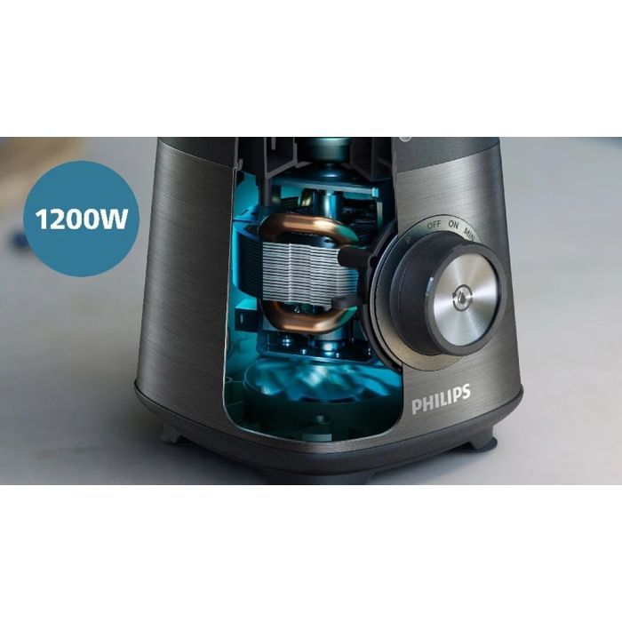 Блендер Philips стаціонарний Series 5000, 1200Вт, чаша-2000мл, скло, склянка в ко (HR3041/00) зображення 5