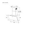 Витяжка кухонна Pyramida CSW 11 60 BL зображення 7