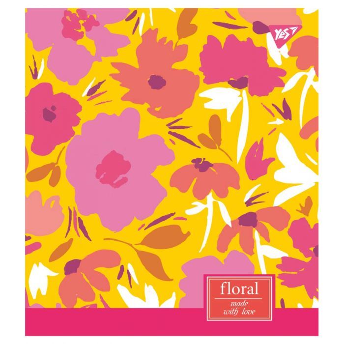 Зошит Yes А5 Floral Explosion 18 аркушів клітинка (765183) зображення 3