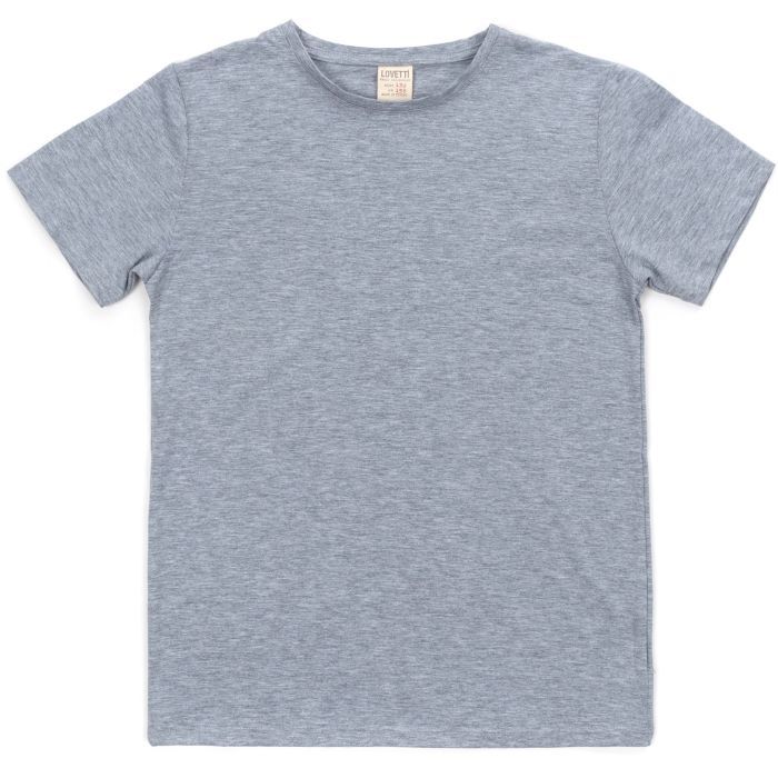 Футболка детская Lovetti базовая (3031-158-gray)