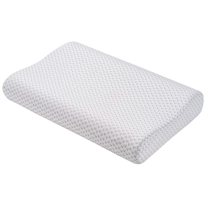 Подушка Ardesto ортопедическая Sleepwell волна, пена мемори, 60х40х11/9см белый (ART6040COP)