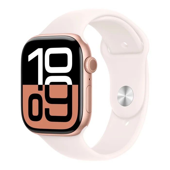 Смарт-часы Apple Watch Series 10 GPS 46mm Jet Black Aluminium Case with Black Sport Band - S/M (MWWP3QH/A)