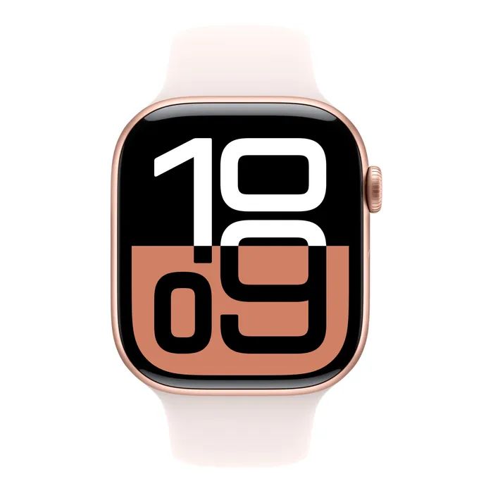 Смарт-часы Apple Watch Series 10 GPS 46mm Jet Black Aluminium Case with Black Sport Band - S/M (MWWP3QH/A) изображение 2